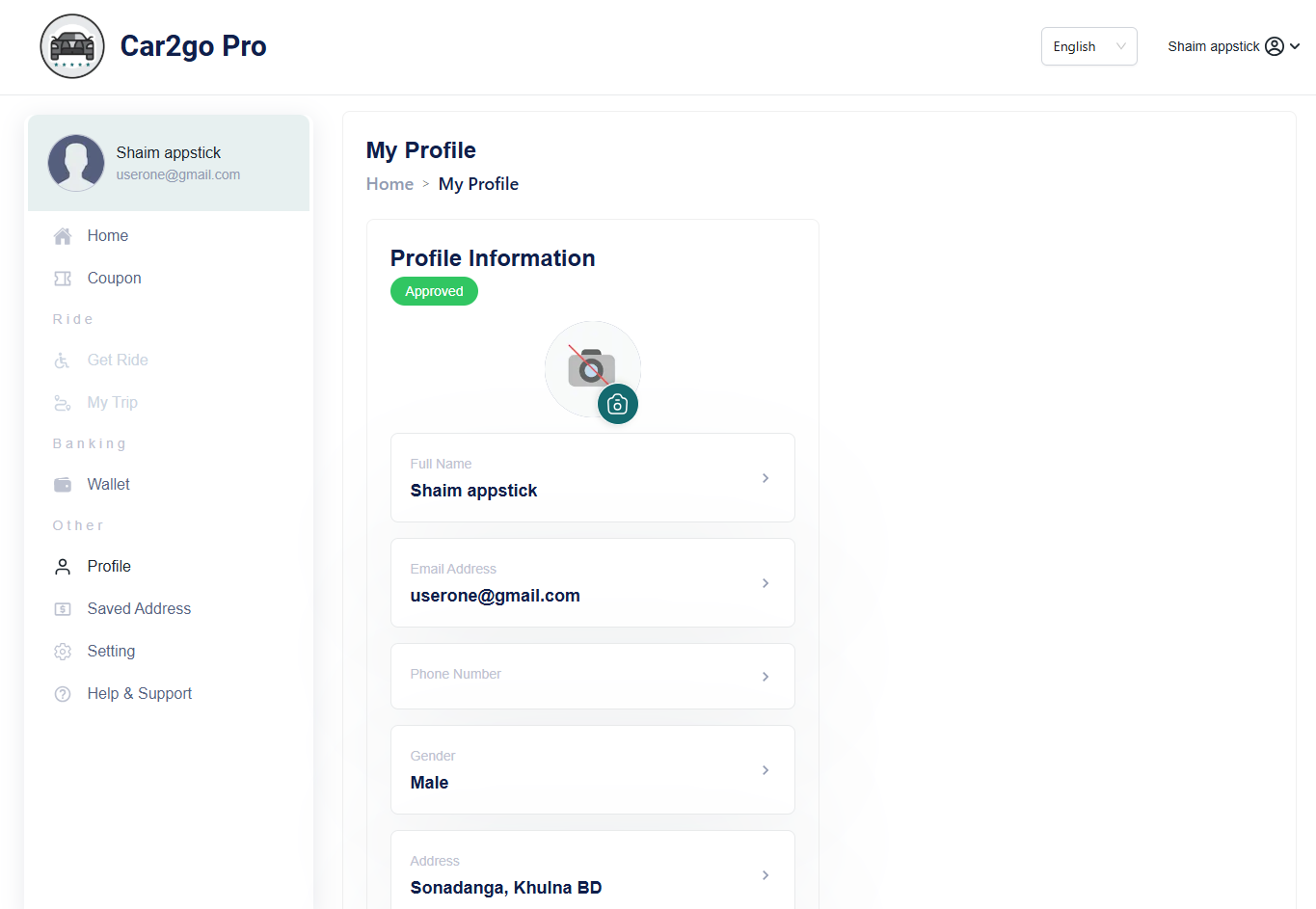 Create Account