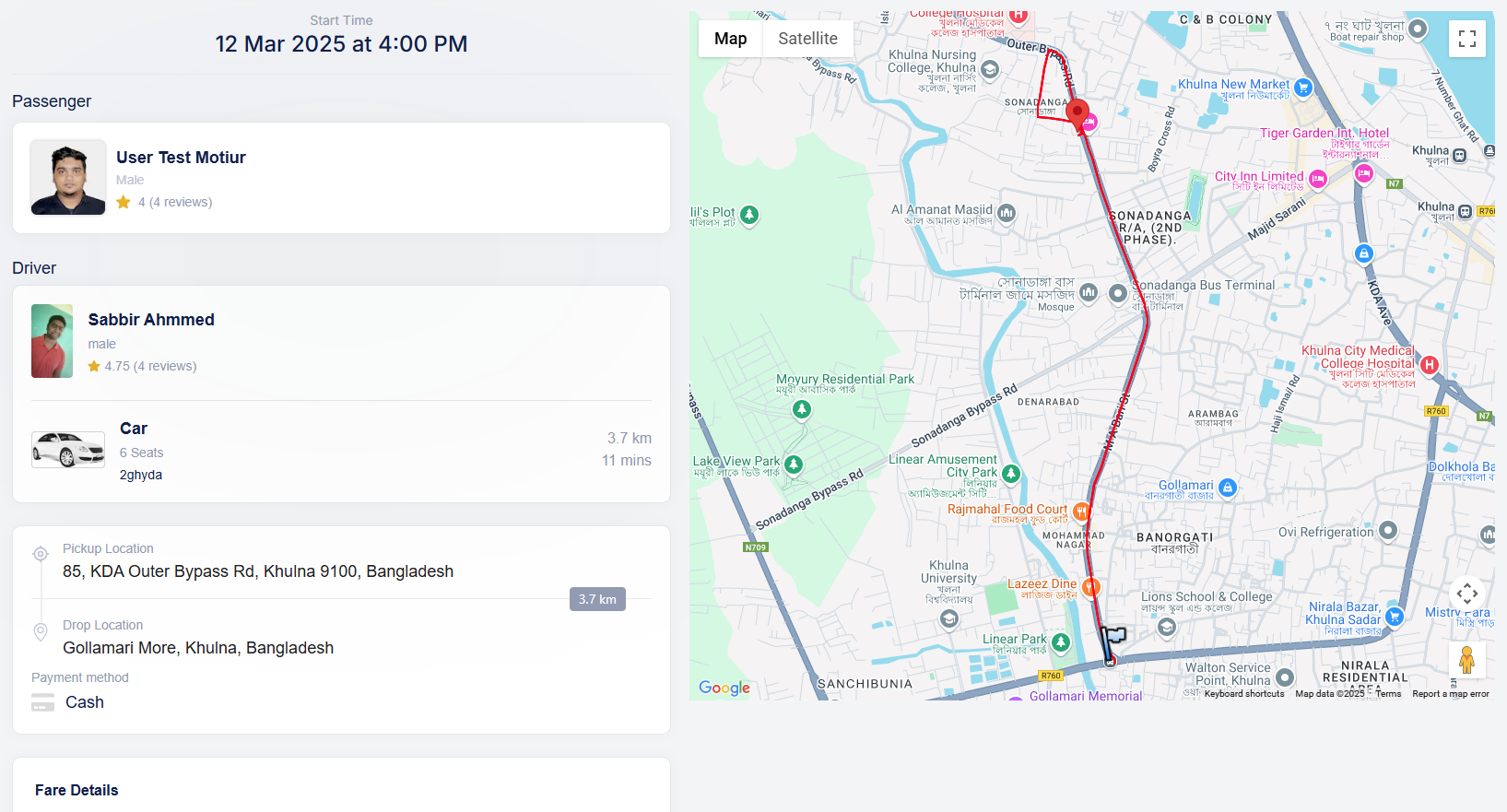 Schedule Ride