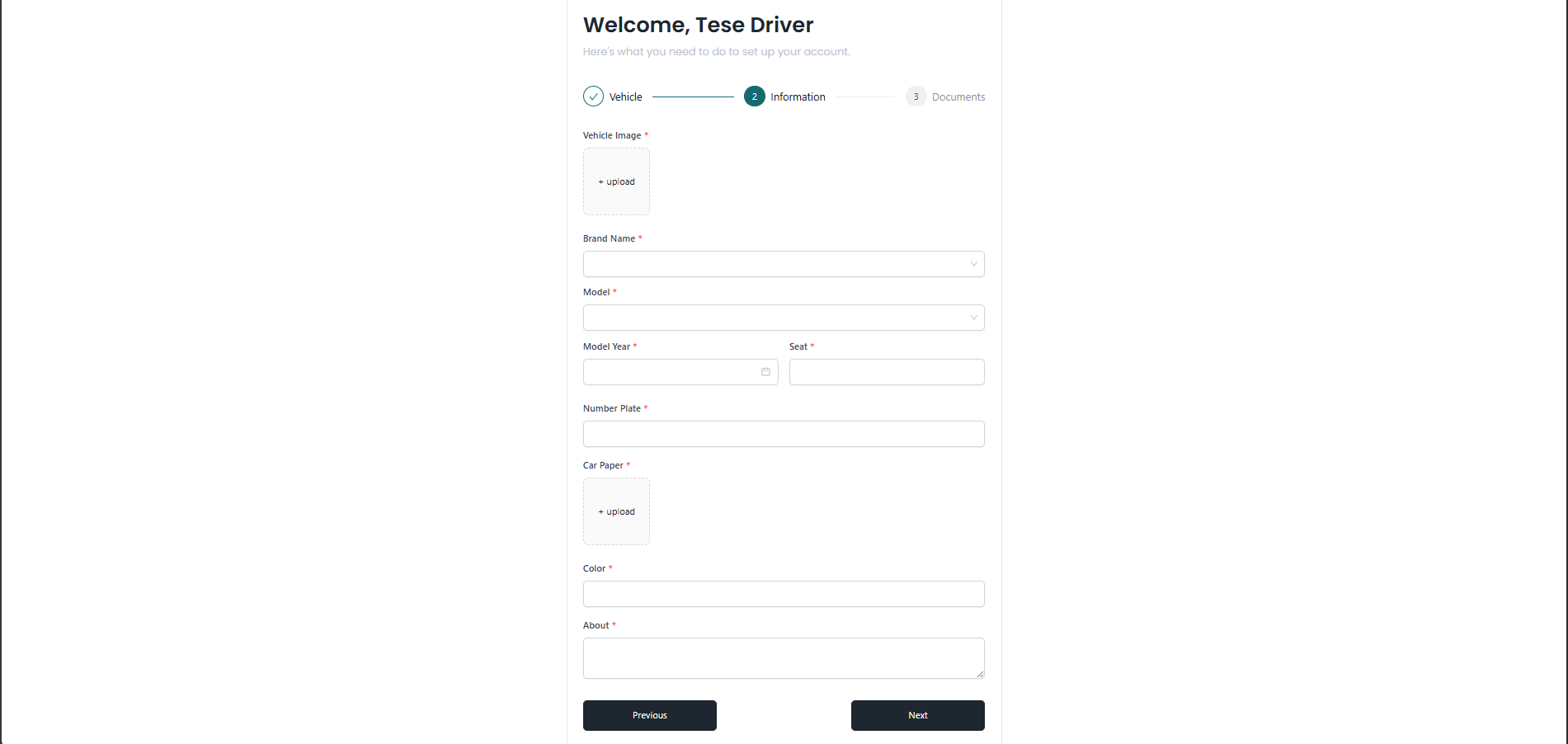 Create Account